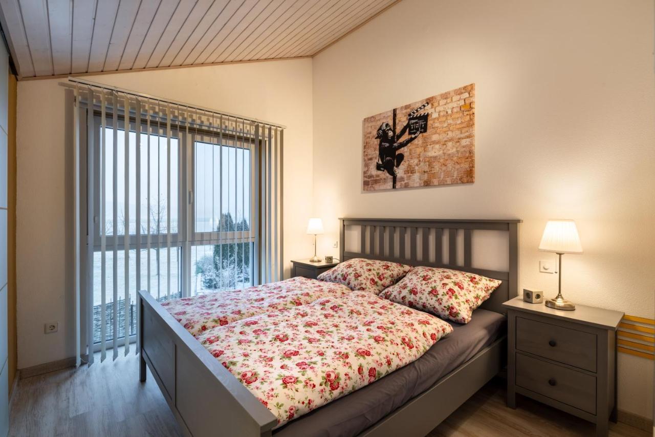 Gemuetliche Ferienwohnung Mit Panoramablick Muttensweiler Экстерьер фото