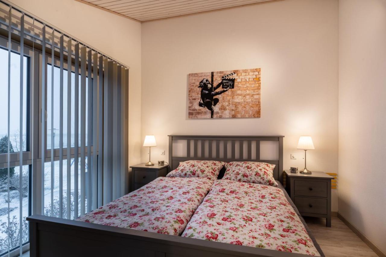 Gemuetliche Ferienwohnung Mit Panoramablick Muttensweiler Экстерьер фото